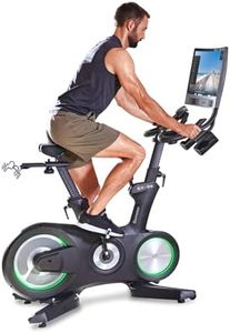 Echelon Connect EX-8s Smart Exercise Bike with 24 Inch HD Touchscreen, LED Flywheel, Bluetooth, 32 Resistance Levels, SPD Pedals, USB Port, Dumbbell Holders & Free 30-Day Echelon Fit App Membership