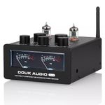 Douk Audio T6PRO HIFI TPA3255 Bluetooth Tube Amplifier with VU Meter 300Watts x2 (with 32V5A Power Supply)