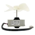 DC12V Refrigerator Evaporator Fan Motor Assembly KBL-48ZWT05-1202A for Frigidaire, Magic Chef Fridge, Omar Refrigerator 2W 2200RPM CCW Replace 5304518492 3059900004