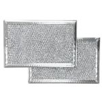 Microwave Grease Filter 7.64” x 5.12” Replacement for GE WB06X10359 WB06X10654, LG Kenmore Microwave Hood Vent Filter and More (2 Pack)