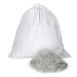 East Coast Bedding Bulk Goose Down Pillow Feathers - 10/90 Natural Grey Mix (5 Lbs.)