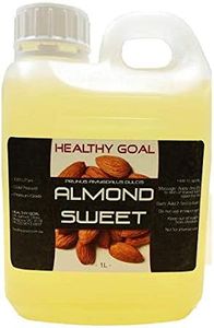 ALMOND SWEET OIL 1L Litre ~ 100% Pure ~ Cold Pressed ~ Premium Grade