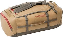 Eagle Creek Cargo Hauler Duffel Bag for Travel with Made with Water-Repellent, Abrasion-Resistant TPU Fabric with Backpack Straps and U-Lid with Storm Flaps, Safari Brown, 60 L US