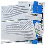 Distressed USA American Flag Decal 
