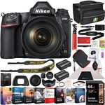 Nikon D780 Full Frame 4K FX DSLR Camera + 24-120mm VR Lens Kit Bundle with Photo and Video Professional Editing Software Suite, Deco Gear Camera Bag, 2X Rechargeable Battery, 64GB Card & Accessories