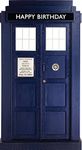 Doctor Who "Tardis" Birthday Card