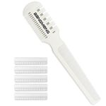 BANGMENG Hair Cutter Comb,Shaper Hair Razor With Comb,Split Ends Hair Trimmer Styler,Double Edge Razor Blades For Thin & Thick Hair Cutting and Styling