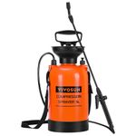 VIVOSUN 1.35-Gallon Pump Pressure Sprayer, Pressurized Lawn & Garden Water Spray Bottle with Adjustable Shoulder Strap, Pressure Relief Valve, for Spraying Plants, Garden Watering and Household Cleaning