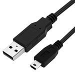 MaK WOrLD® USB 2.0 A to Mini-B 5 Pin Cable for External HDDS/Camera/Card Readers / V3 etc 1.5 Meter