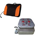 GHK HC25 Blood Circulation Massager Machine BCM with Shiatsu Car Back Rolling Massager for Car, Home & Office Use Best Combo Offer