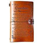 PRSTENLY Grandson Gifts Leather Jou