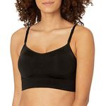 Warner's Women's Easy Does It Dig-Free Band with Seamless Stretch Wireless Lightly Lined Convertible Comfort Bra Rm0911a, Rich Black, S