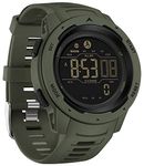 Mens Digital Watch Military Watches for Men Step Calorie Counter Watch Pedometer Stopwatch Alarm Multifunction LED Backlight 5ATM Waterproof Watch for Men