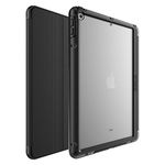 OtterBox 77-62045 for Apple iPad 10.2" (7th gen / 8th gen / 9th gen), Drop Proof Protective Folio, Symmetry Folio Series, Black