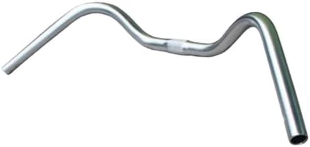 Bicycle Handlebar 25.4mm Clamp Flat Bar for Road Cycling Replacement, 56cm Aluminum Alloy