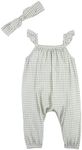 Mud Pie Children's Green Check Longall; 9-12M