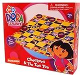 Dora the Explorer Checkers & Tic Tac Toe Game