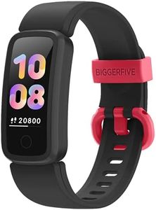 BIGGERFIVE Vigor Kids Fitness Tracker Watch for Girls Boys Ages 5-15, IP68 Waterproof, Activity Tracker, Pedometer, Heart Rate Sleep Monitor, Calorie Step Counter Watch