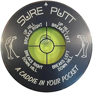 Sure Putt Pro - Golf Putting Aid & Green Reader - Gunmetal