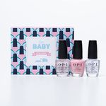 OPI Nail Polish, Nail Polish Gift Set, Long-Lasting Luxury Nail Polish, It's A Girl Set 3 x 15ml