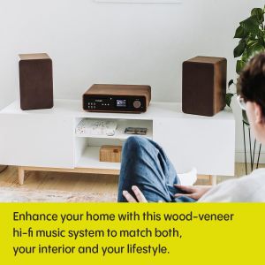 Classic Stereo HiFi Music System – Black