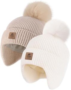 FURTALK Baby Toddler Winter Hat Fleece Lined Beanie Earflaps Outdoor