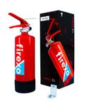 Firexo All in One Fire Extinguisher (2 Litre / 2 kg) - Multipurpose Extinguisher for ALL FIRES inc. Li-ion Battery Fires! - Safety & Emergency Equipment for Home, Kitchen, Fireplace, Grill, Caravan