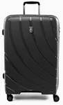 Atlantic Luggage Convertible Medium to Large 28-Inch Check in Expandable Hardside Spinner, TSA lock, 8 Spinner Wheels Suitcase, Vintage Black