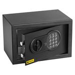 Homesafe HV20E Electronic Safe, 20x31x20cm (HxWxD), Carbon Satin Black