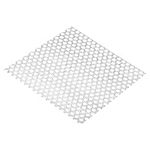 PATIKIL 8" x 8" 304 Stainless Steel Perforated Sheet, 0.32" Hole 19GA Expanded Metal Mesh Plate Screen Decorative Meshes for Ventilation Grill Smoking