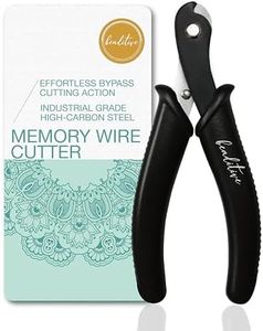 Beaditive Memory Wire Cutter | Jewelry Making, Beading, Crafting | High-Carbon Steel | 5-Inch (Black)