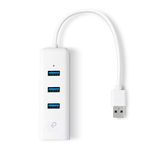 TP-link UE330 USB 3.0 3-Port Hub & Gigabit Ethernet Adapter 2 in 1 USB Adapter - Plug and Play