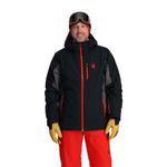 Spyder Men's Vertex Jacket Ski, Black, L