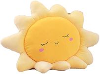 OUKEYI 57cm Sun Cushion Flower Floor Pillow Flower Floor Seating Pad Chair Cushion Oversized Throw Pillow,Sun Cloud Throw Pillow Plush,Flower Chair Pads for Kids Seating Bed Bedroom Sofa Decor