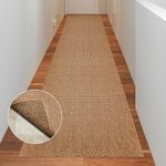 Fixseed Long Runner Rug Hallway Rug 3 x 10 ft Washable Cotton Braided Rug Kitchen Rugs Indoor Outdoor Farmhouse Area Carpet for Porch Living Room Laundry Modern Farmhouse Rug Mat