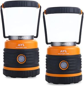 LED Camping Lantern, Battery Powered LED 1800LM, 4 Camping Lights Modes, Perfect Lantern Flashlight for Hurricane, Emergency Light, Storm, Power Outages, Survival Kits, Hiking, Fishing, Home and More