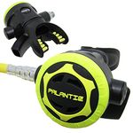 Scuba Choice Palantic AS206 Black/Yellow Second Stage Regulator Octopus with 36" 350PSI Hose