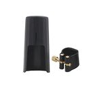 Bb Clarinet Leather Ligature and Plastic Clarinet Mouthpiece Cap Ligature Fastener Mouthpiece Cover for Clarinet