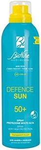Bionike Defence Sun - Transparent Touch Spray Solare Corpo SPF 50+, per Pelli Sensibili e Intolleranti, Azione Protettiva e Antiossidante, Waterproof e Invisibile, Rafforza e Ripara la Pelle
