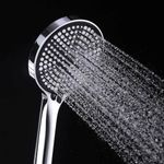 Decaura WELS Handheld Shower Head 3-Mode Spray Massage/Rain/Mix Round ABS (Chrome)