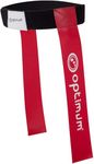 Optimum TBFB Touch Rugby Tackle Tag Belt Flags | Adjustable, Training Aid For Beginner| Pack Of One - Red