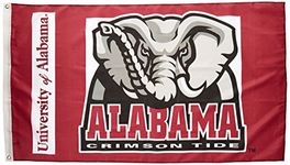 BSI NCAA Alabama Crimson Tide Elephant Logo 3-by-5 Foot Flag with Grommets