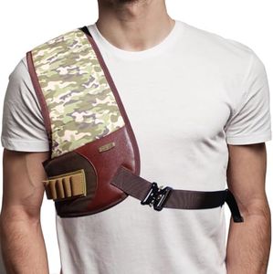Shooting Shoulder Pad for Men Women Recoil Pads Vest for Shotgun Rifle Gun Adjustable Strap Cushion Protection for Right Shoulder Tactical Gift for Hunting Accessories (Right Shoulder-Camouflage, M)
