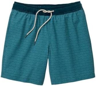 Fair Harbor Bayberry Trunk –– Men's Swim Suits with Liner, 7-inch Inseam –– Anti-Chafe Classic fit Swim Trunks
