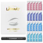 Libeauty Lash Lift Kit Brow Lamination Kit Eyelash Perm Sachet Disposable Upgraded Version Professional Eyebrow Lifting Semi-Permanent Curling Perming Set