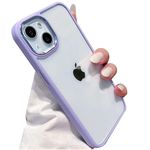 mobistyle Rubber, Plastic, Metal iPhone 14/iPhone 13 Back Cover, Enhanced Metal Camera Guard Shockproof Back Cover Case Compatible for iPhone 14/iPhone 13 (Metal Purple)