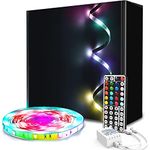 phopollo 12v Led Strip Light, 7.5m Led Strip Lights with 44 Keys Remote, Flexible RGB Colour Changing Led Lights for Bedroom 1 Roll [Energy Class A++]