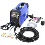 Plasma Cutter, CUT50 55Amp 110V/220V Dual Voltage AC DC IGBT Cutting Machine with LCD Display and Accessories Tools