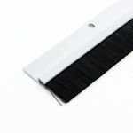 Trintion 100cm Door Brush Aluminium Draught Excluder Strip Doors Bottom Sweep Dust Seal for Door Draft Blocker Door Bottom White