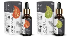 All Naturals 100% Pure Argan Oil (Morocco) (Argan Oil 30ML + Jojoba Oil 30ML)